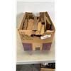 Image 1 : BOX OF WOOD VENEERS