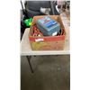 Image 1 : BOX OF EXTENTION CORDS, ELECTRIC FENCE GENERATOR