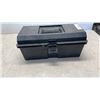 Image 1 : BLACK TOOLBOX WITH CONTENTS