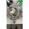 Image 4 : WIRE CABLE SLINGS, METAL BOX, WHEELBARROW WHEEL AND BOTTLE JACKS