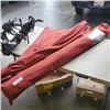 Image 1 : 2 RECTANGULAR PATIO UMBRELLAS ONE MISSING CRANK