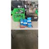 Image 1 : CASE, CRATE AND TRAY OF SPEED DRILLS, BITS, GRINDING BITS AND PROPANE TANKS, SOME FULL