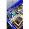 Image 8 : 2 TOTES OF HARDWARE ELECTRICAL AND HOSES