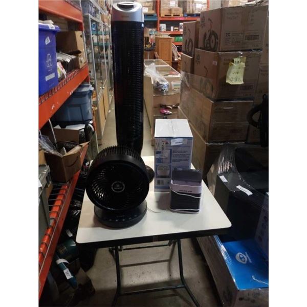 4 FANS - WESTINGHOUSE, NOMA AND OTHERS, THREE WORKING, ONE NON-WORKING