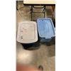 Image 1 : 2 TOTES OF MOVING BLANKETS
