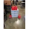 Image 1 : STERILITE 3 DRAWER ORGANIZER AND 4 GAS CANS