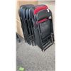 Image 1 : STACK OF FOLDING CHAIRS
