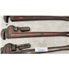 Image 3 : 3 RIDGID 24" PLUMBING WRECHES