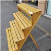 Image 2 : 4 TIER WOODEN PLANT RACK