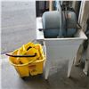 Image 1 : RUBBERMAID MOP BUCKET WITH WRINGER, LAUNDRY SINK AND AIR MOVER