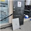 Image 2 : STEEL DOOR WITH FRAME AND 2 STAINLESS LIDS