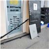 Image 3 : STEEL DOOR WITH FRAME AND 2 STAINLESS LIDS