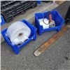 Image 1 : 2 TOTES OF POLY AND MORE