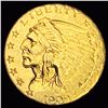Image 1 : 1909 $2.50 Gold Quarter Eagle CLOSELY