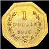 Image 2 : 1870 Octagon Liberty Gold Dollar UNCIRCULATED