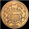Image 1 : 1865 Two Cent Piece ABOUT UNCIRCULATED