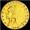 Image 1 : 1908 $2.50 Gold Quarter Eagle CLOSELY