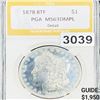 Image 1 : 1878 8TF Morgan Silver Dollar PGA - MS63 DMPL
