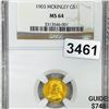 Image 1 : 1903 McKinley Rare Gold Dollar NGC - MS64
