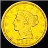 Image 1 : 1851 $2.50 Gold Quarter Eagle NICELY CIRCULATED