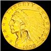 Image 1 : 1908 $2.50 Gold Quarter Eagle CLOSELY