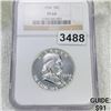 Image 1 : 1954 Franklin Half Dollar NGC - PF64