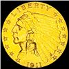 Image 1 : 1911 $2.50 Gold Quarter Eagle CLOSELY