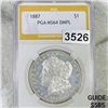 Image 1 : 1887 Morgan Silver Dollar PGA - MS64 DMPL