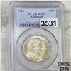 Image 1 : 1936 Robinson Half Dollar PCGS - MS65
