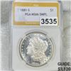 Image 1 : 1881-S Morgan Silver Dollar PGA - MS66 DMPL