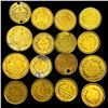 Image 2 : 16 Rare Gold Dollars NICELY CIRCULATED