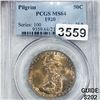 Image 1 : 1920 Pilgrim Half Dollar PCGS - MS64
