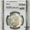 Image 1 : 1921 Morgan Silver Dollar NGC - MS62