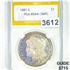 Image 1 : 1881-S Morgan Silver Dollar PGA - MS64+ DMPL