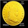Image 1 : 1806 $5 Gold Half Eagle UNCIRCULATED+