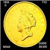 Image 1 : 1855-O TY2 Rare Gold Dollar UNCIRCULATED