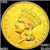 Image 1 : 1855 $3 Gold Piece UNCIRCULATED