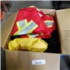 Image 1 : BOX OF HIGH VIS GEAR SIZE LARGE AND MEDIUM 7PC TOTAL