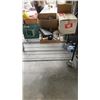 Image 1 : LOT OF STEEL FITTINGS, CB RADIO, 8 TRACK PLAYER, NETWORK WIRE TOOL AND MORE