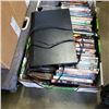 Image 2 : 2 BOXES OF DVDS AND CDS WITH DVD PLAYER
