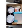 Image 2 : TOOLBOX WITH CONTENTS WITH 2 BOXES OF FELT HEXAGONS, FLAGS AND MORE