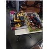Image 1 : 2 TRAYS OF DEWALT, RIDGID AND OTHER CORDLESS TOOLS