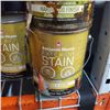 Image 2 : 3 CANS OF EXTERIOR DECK STAIN AND HARDWOOD FINISH