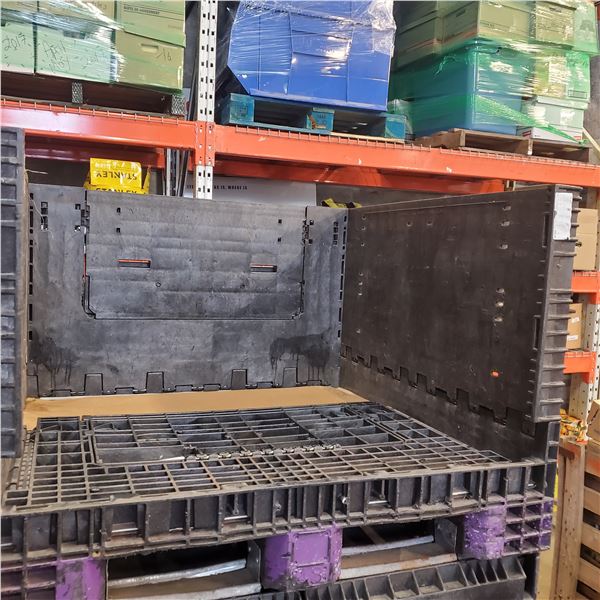 COLLAPSIBLE BULK CONTAINER FOLDING PALLET CRATE