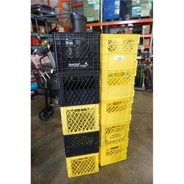 10 STACKING CRATES