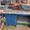 Image 2 : HEAVY DUTY WORK BENCH 73" X 36" X 38" STAINLESS TOP WITH RUBBERIZED COVER AND STORAGE