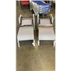 Image 1 : 2 NEW FOR LIVING BLUEBAY SLING LOUNGER PATIO LOUNGE CHAIRS
