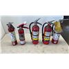 Image 1 : 5 CHARGED FIRE EXTINGUISHERS