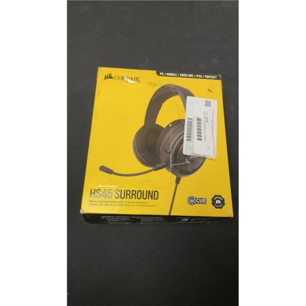 CORSAIR HS45 SURROUND GAMING HEADSET - TESTED WORKING