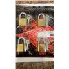 Image 1 : 4 NEW IN PACKAGE PADLOCKS WITH KEYS